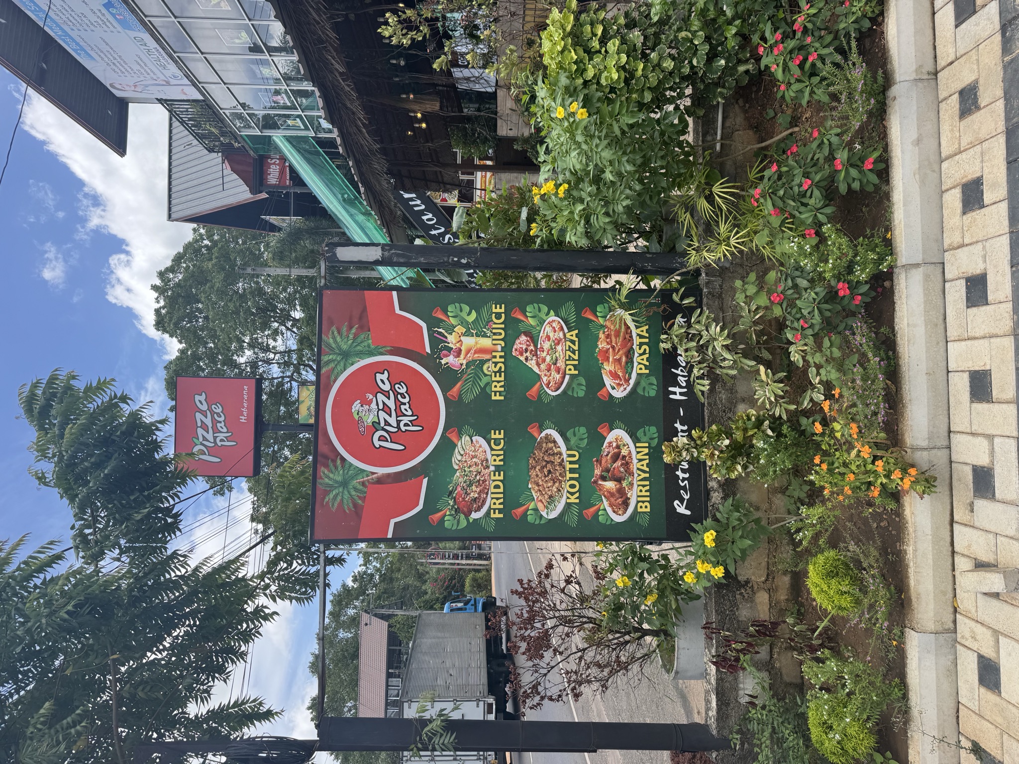 Restaurant menu with AI-generated food photos
